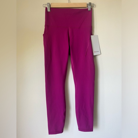 Lululemon Athletica Leggings - Wunder Train High Rise Tight 25” with Pockets NWT - Picture 5 of 9